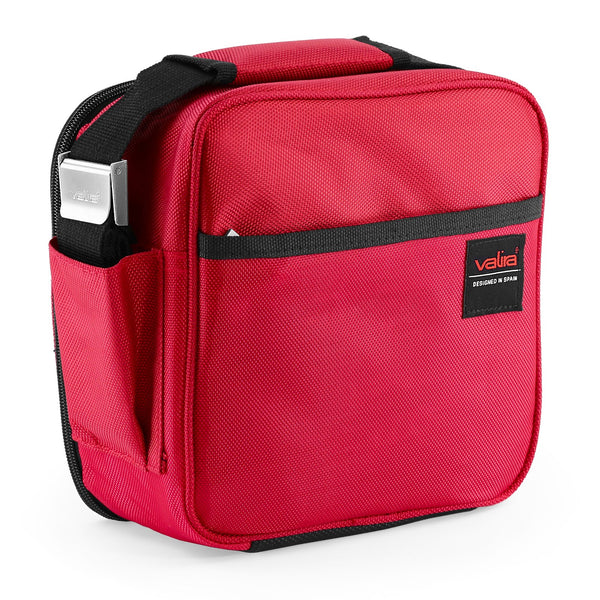 VALIRA Nomad Soft - Bolsa Térmica Porta Alimentos Flexible, Roja