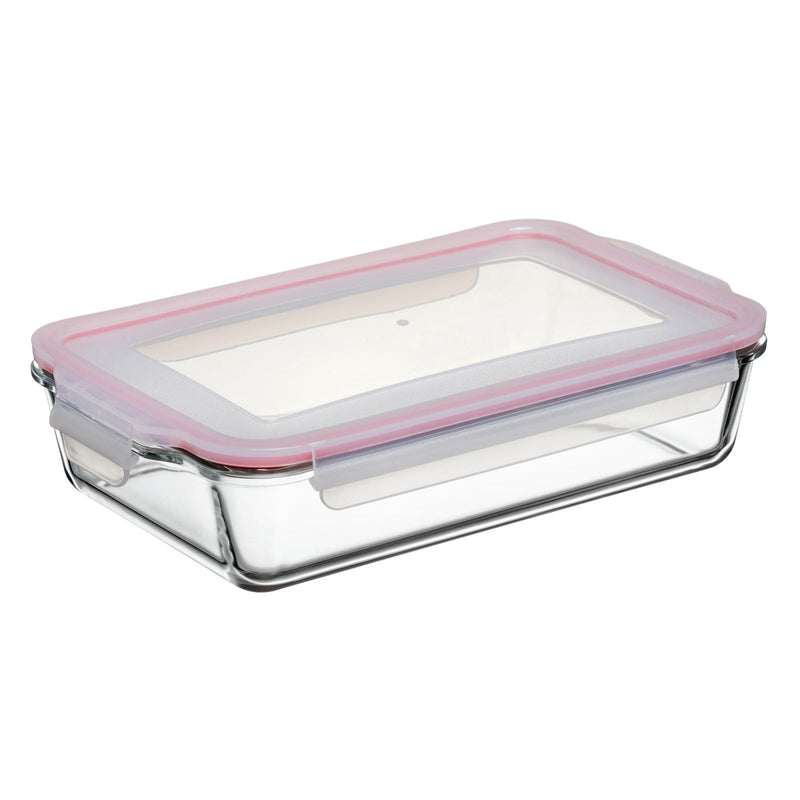 TATAY Cook & Eat - Recipiente Hermético Rectangular de 2.2L en Vidrio Apto Horno