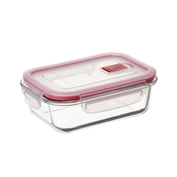 TATAY Cook & Eat - Recipiente Hermético Rectangular de 0.64L en Vidrio Apto Horno