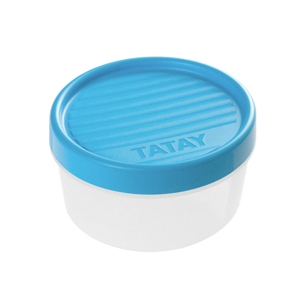 Taper Tatay Contenedor Redondo con Rosca Twist 0.5L Azul