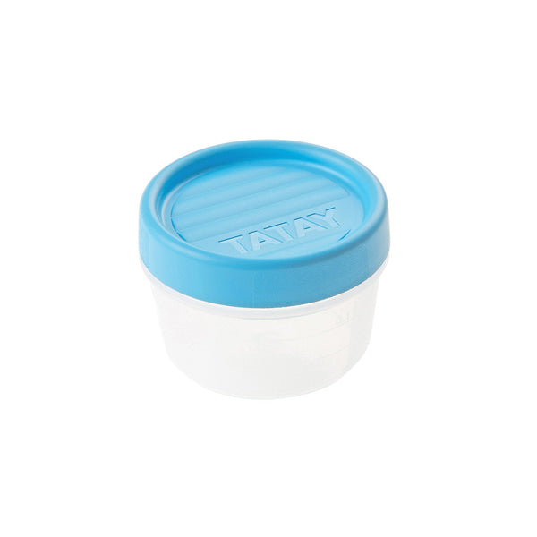 Taper Tatay Contenedor Redondo con Rosca Twist 0.2L Azul
