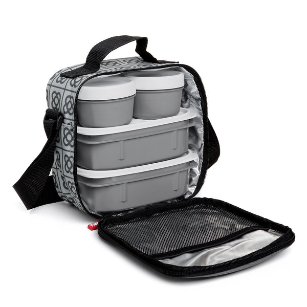 TATAY Urban Food Casual - Bolsa Térmica Porta Alimentos 3L con Recipientes, Panot BCN