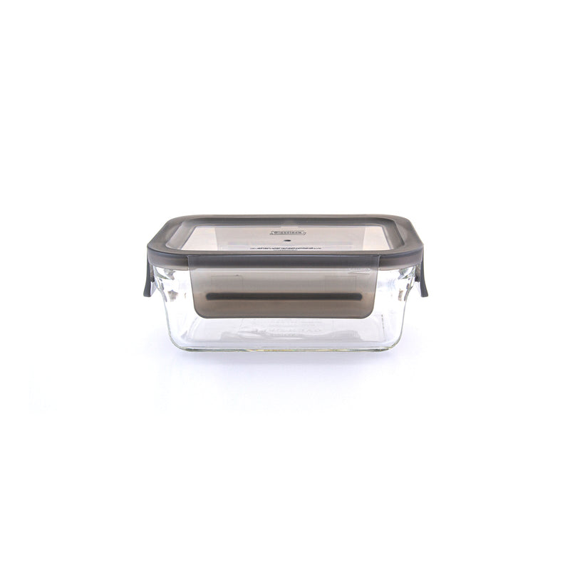 Glasslock Oven Smart - Recipiente Rectangular en Vidrio Templado, Apto Horno, 700 ml