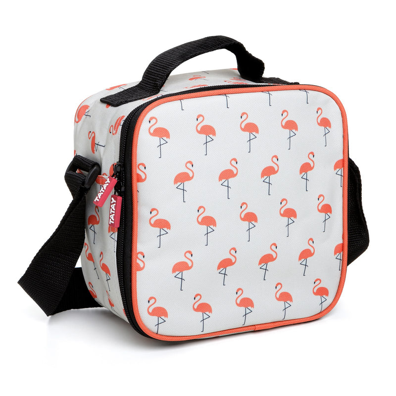 TATAY Kit Bolsa Térmica Porta Alimentos Urban Food y Botella Urban Drink, Flamingo