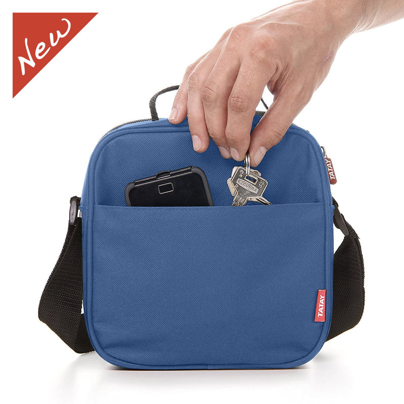 TATAY Kit Bolsa Térmica Porta Alimentos Urban Food y Botella Urban Drink, Denim Blue