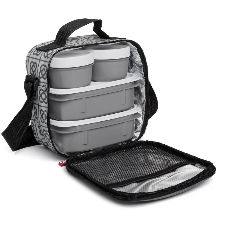 TATAY Kit Bolsa Térmica Porta Alimentos Urban Food y Cubiertos Niquel-Free, Panot