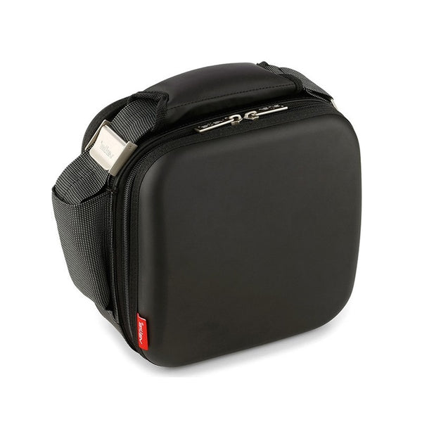 VALIRA Satin - Bolsa Térmica Porta Alimentos Rígida con Acabado Satinado, Negro