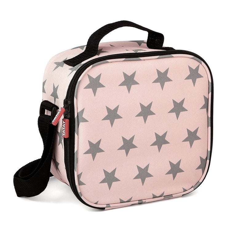 TATAY Kit Bolsa Térmica Porta Alimentos Urban Food y Cubiertos Niquel-Free, Stars
