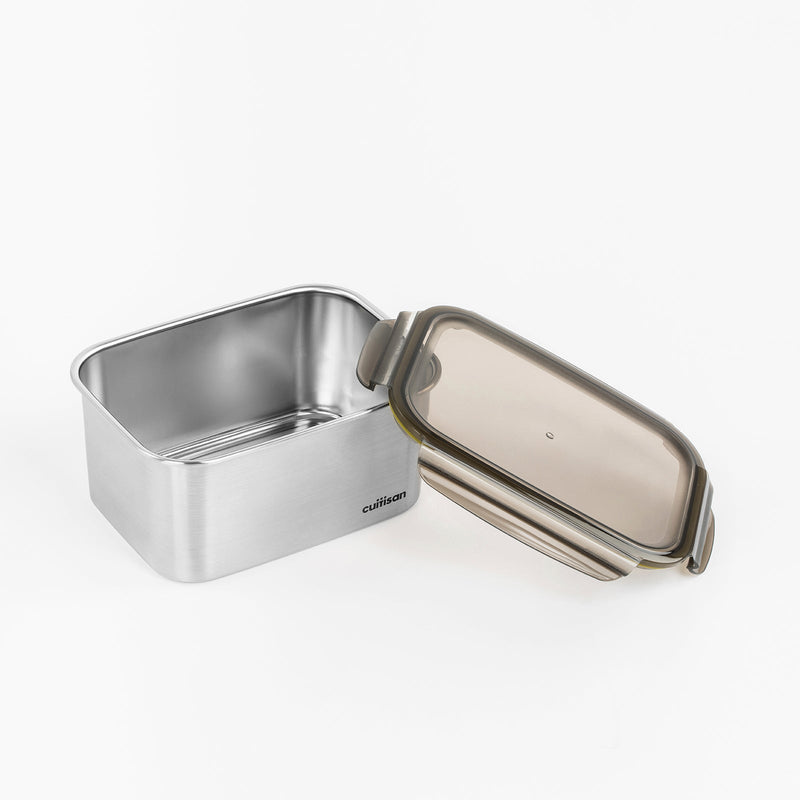 Cuitisan Signature - Recipiente Rectangular 4L en Cromosteel. Apto Microondas