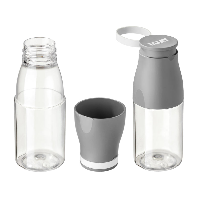TATAY Kit Bolsa Térmica Porta Alimentos Urban Food y Botella Urban Drink, Stars Grey