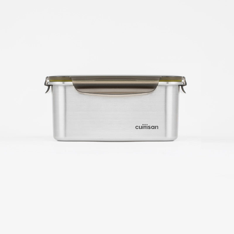 Cuitisan Signature - Recipiente Rectangular 2.1L en Cromosteel. Apto Microondas
