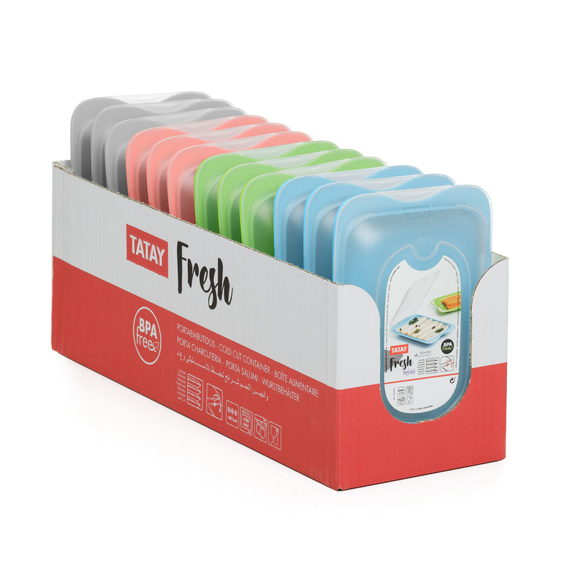 TATAY Fresh Mini - Recipiente Porta Embutidos y Quesos con Sistema FRESH