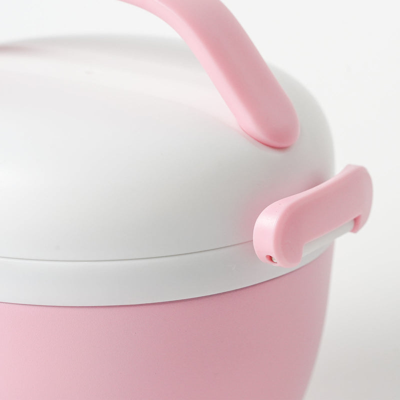 RUNBOTT Lunch Plus - Kit Termo Porta Alimentos y Botella Térmica Sport. Rosa