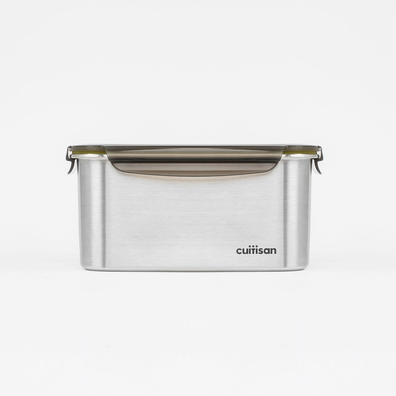 Cuitisan Signature - Recipiente Rectangular 4L en Cromosteel. Apto Microondas