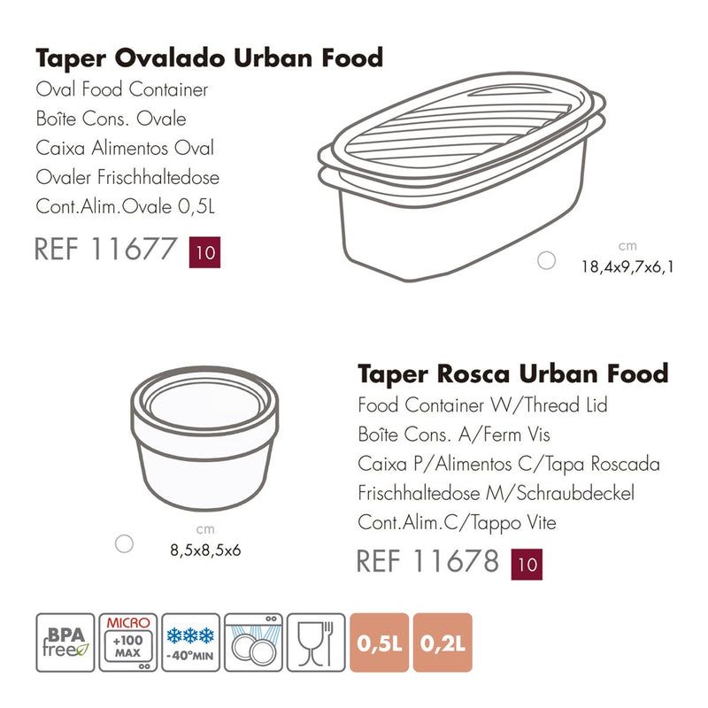 TATAY Kit Bolsa Térmica Porta Alimentos Urban Food y Botella Urban Drink, Dots Rojo