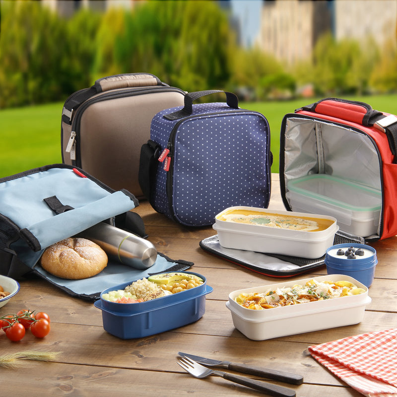TATAY Kit Bolsa Térmica Porta Alimentos Urban Food y Botella Urban Drink, Burdeos