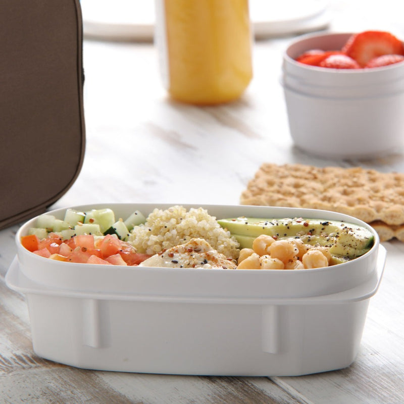 TATAY Urban Food Casual - Bolsa Térmica Porta Alimentos 3L con Recipientes, Burdeos