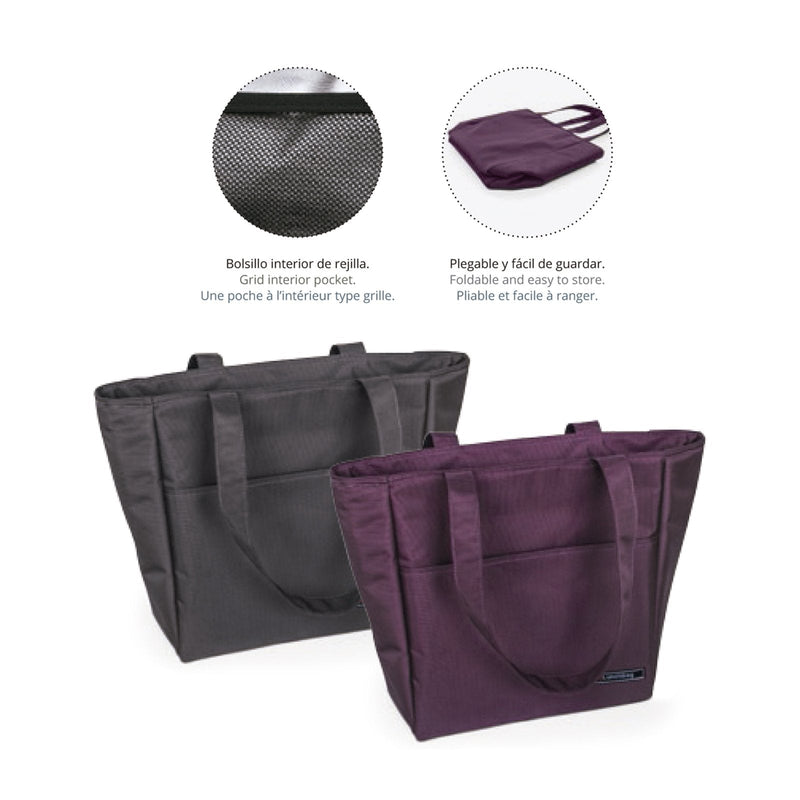 IRIS Shopper - Bolsa Térmica Porta Alimentos 10L, Rosa