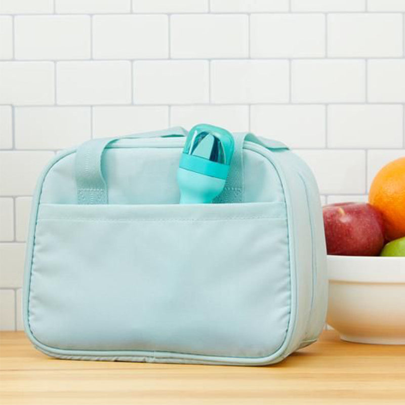 ZOKU - Kit de Cubiertos Reutilizables en Acero Inoxidable con Estuche, Gris