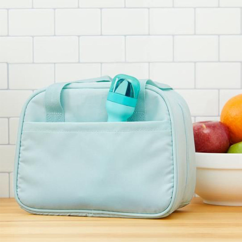 ZOKU - Kit de Cubiertos Reutilizables en Acero Inoxidable con Estuche. Rosa