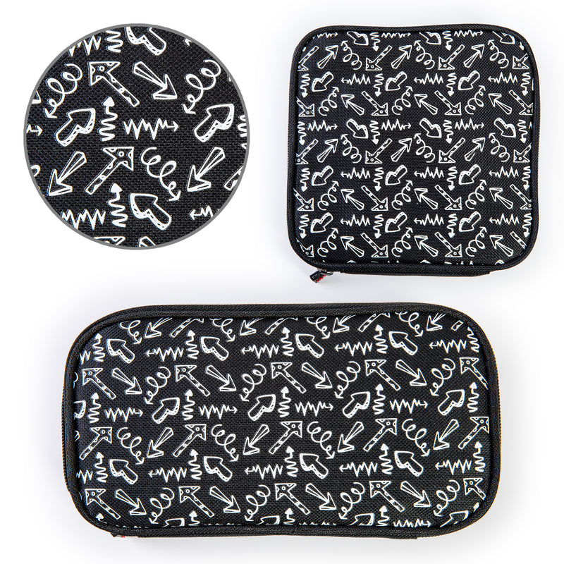 IRIS Fun - Porta Sandwich Infantil Termoinsulado con Cierre de Cremallera, Negro