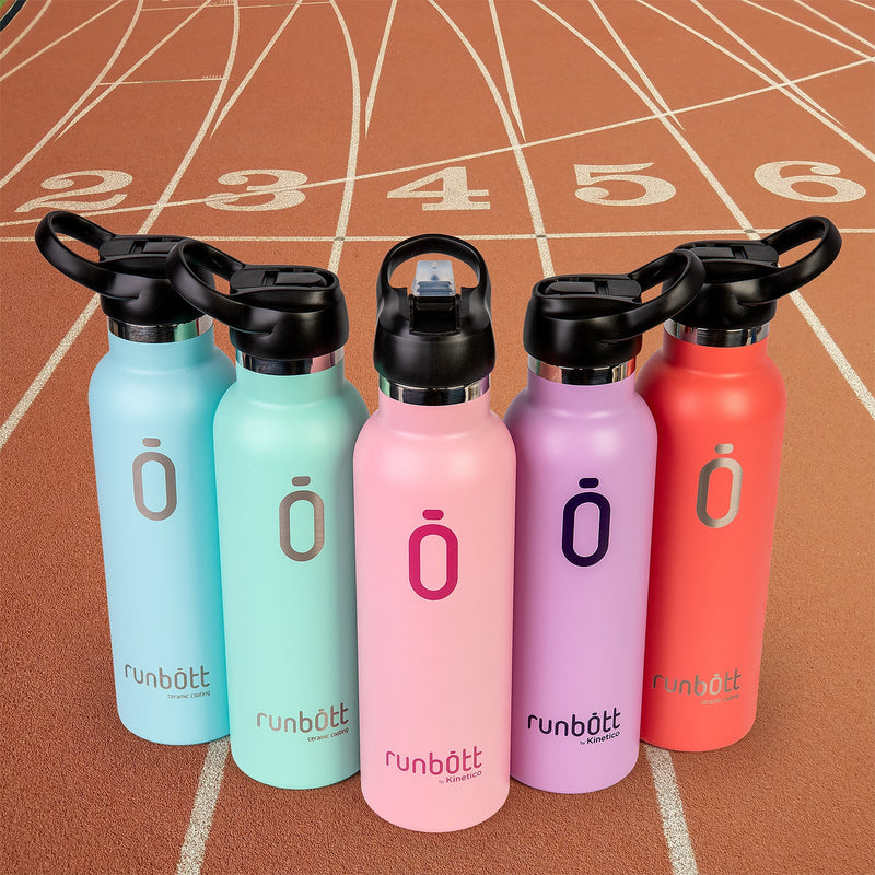 Runbott Zodiac - Botella Térmica Sport de 0.6L con Interior Cerámico. Géminis Menta
