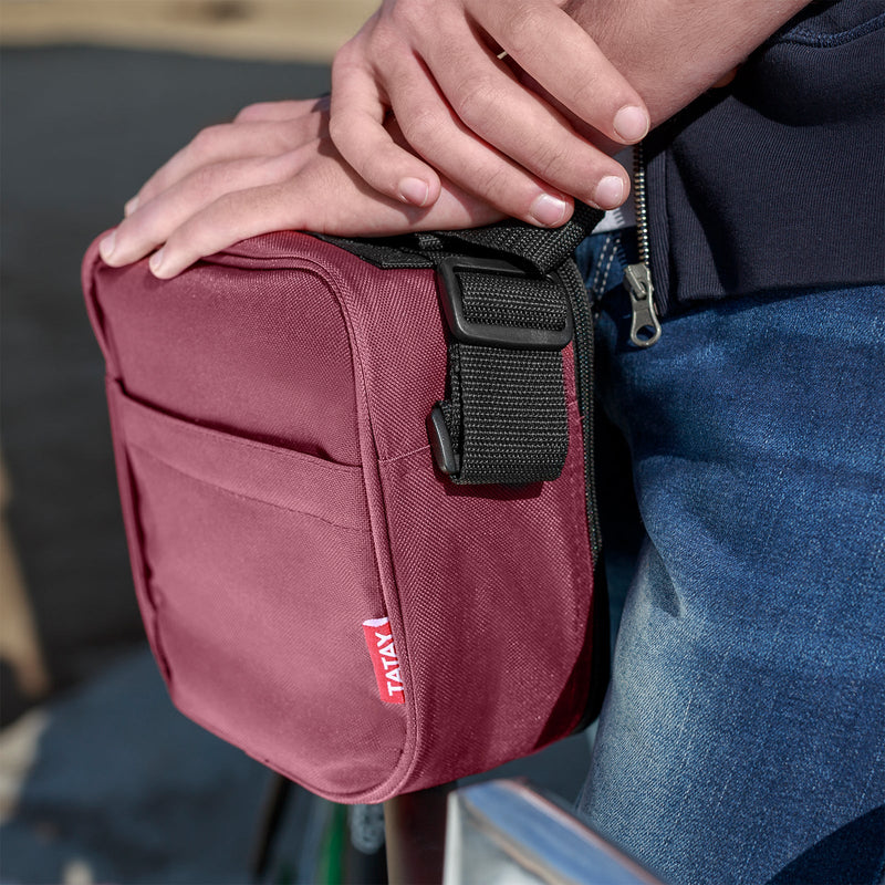 TATAY Urban Food Casual - Bolsa Térmica Porta Alimentos 3L con Recipientes, Marrón