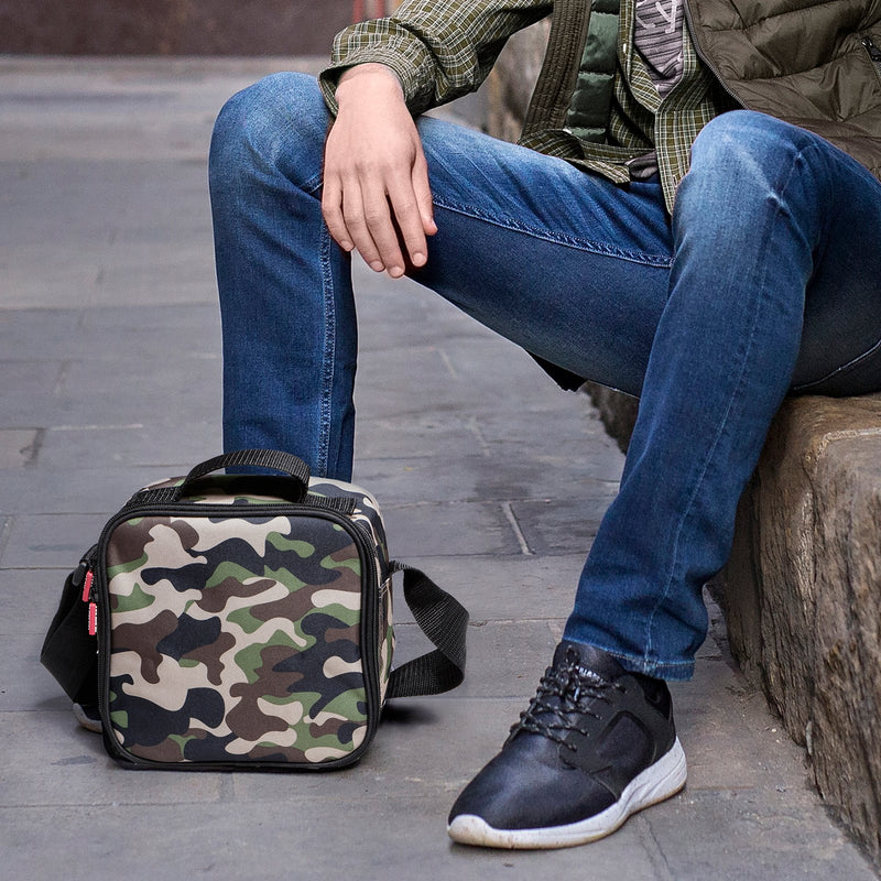 TATAY Kit Bolsa Térmica Porta Alimentos Urban Food y Botella Urban Drink, Camouflage