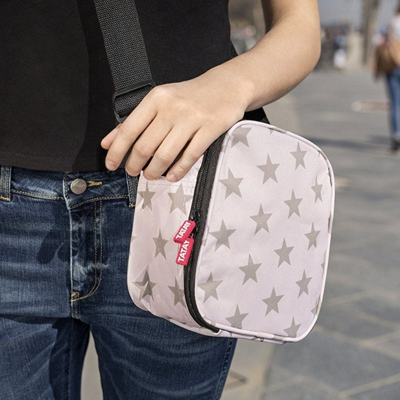 TATAY Urban Food Casual - Bolsa Térmica Porta Alimentos 3L con Recipientes, Stars