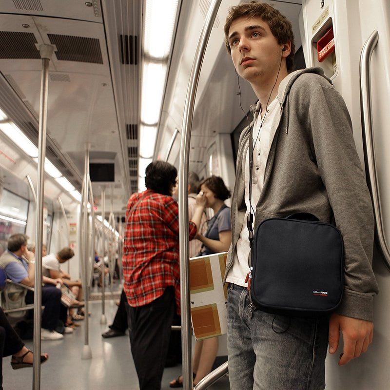 TATAY Urban Food Casual - Bolsa Térmica Porta Alimentos 3L con Recipientes, Burdeos