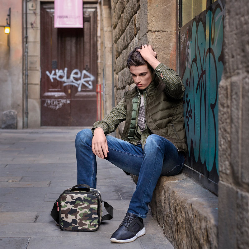 TATAY Kit Bolsa Térmica Porta Alimentos Urban Food y Botella Urban Drink, Camouflage