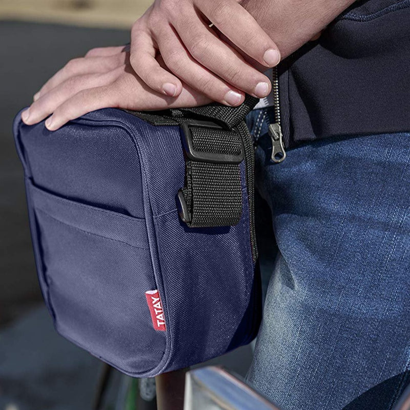 TATAY Urban Food Casual - Bolsa Térmica Porta Alimentos 3L con Recipientes, Denim Blue