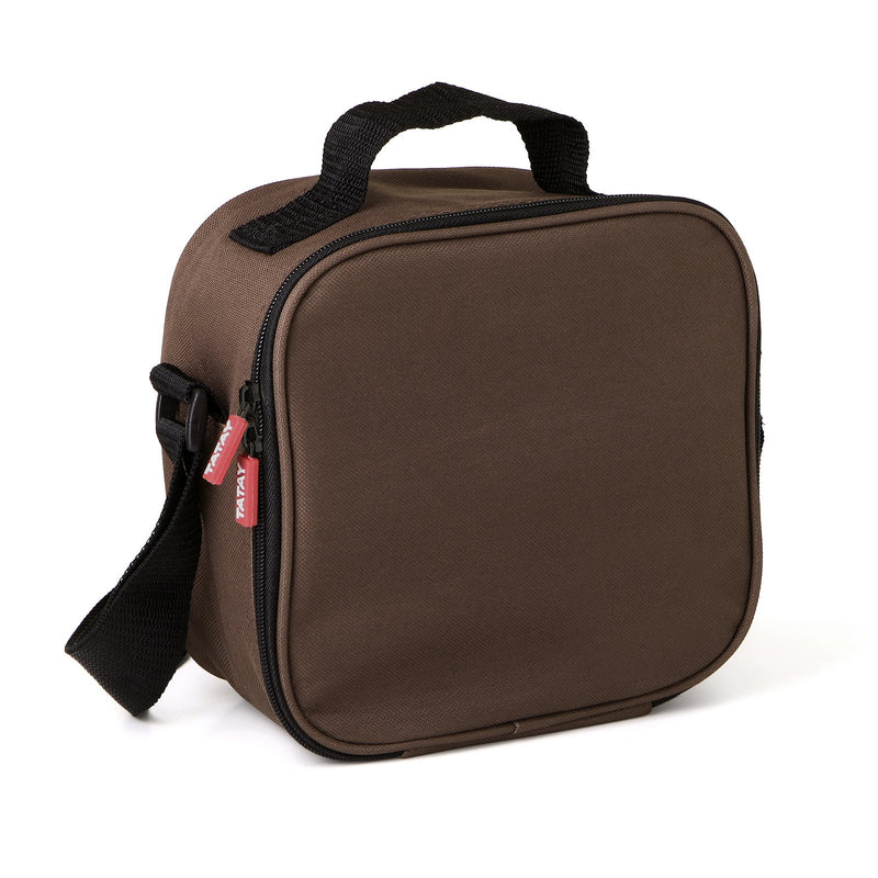 TATAY Kit Bolsa Térmica Porta Alimentos Urban Food y Botella Urban Drink, Marrón