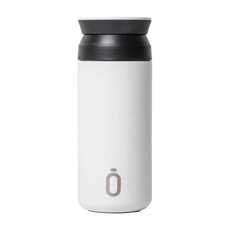 RUNBOTT Coffee- Vaso Térmico 350 ml en Acero Inoxidable con Interior Cerámico. Blanco