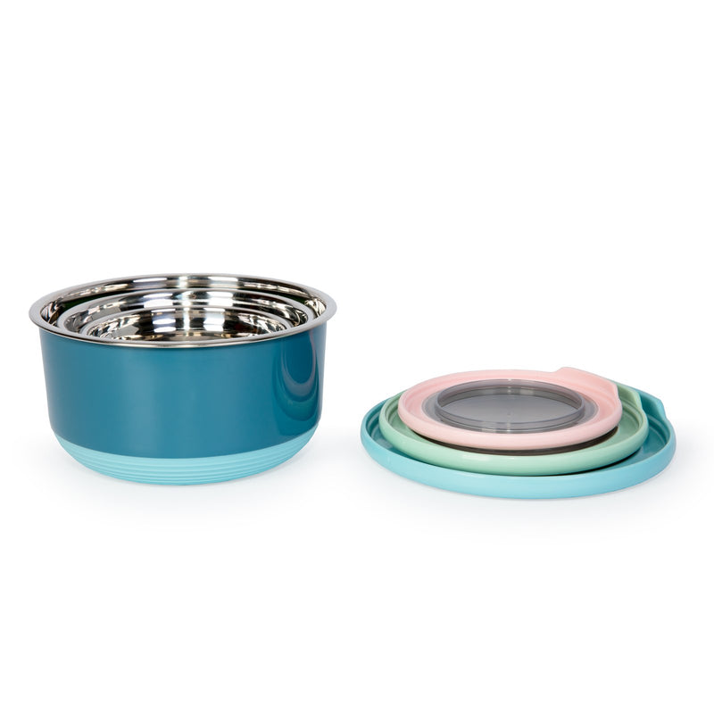 QUID Samba - Recipiente Redondo 0.42L con Interior en Acero Inoxidable
