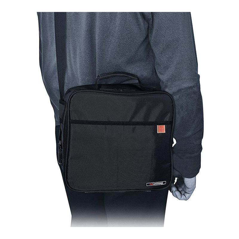 IRIS Basic - Bolsa Térmica Porta Alimentos 3.8L con Recipientes y Cubiertos Incluidos. Gris