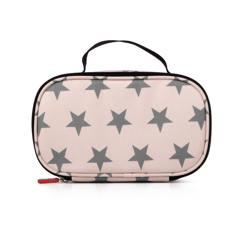 TATAY Urban Food Casual - Juego de 2 Bolsas Térmicas Porta Alimentos con Recipientes. Stars Rosa