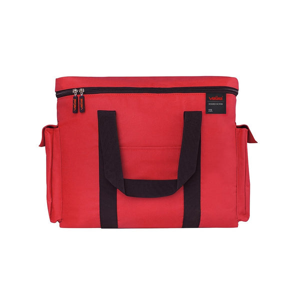 VALIRA Polar - Bolsa Térmica Porta Alimentos 22L con Doble Asa. Rojo