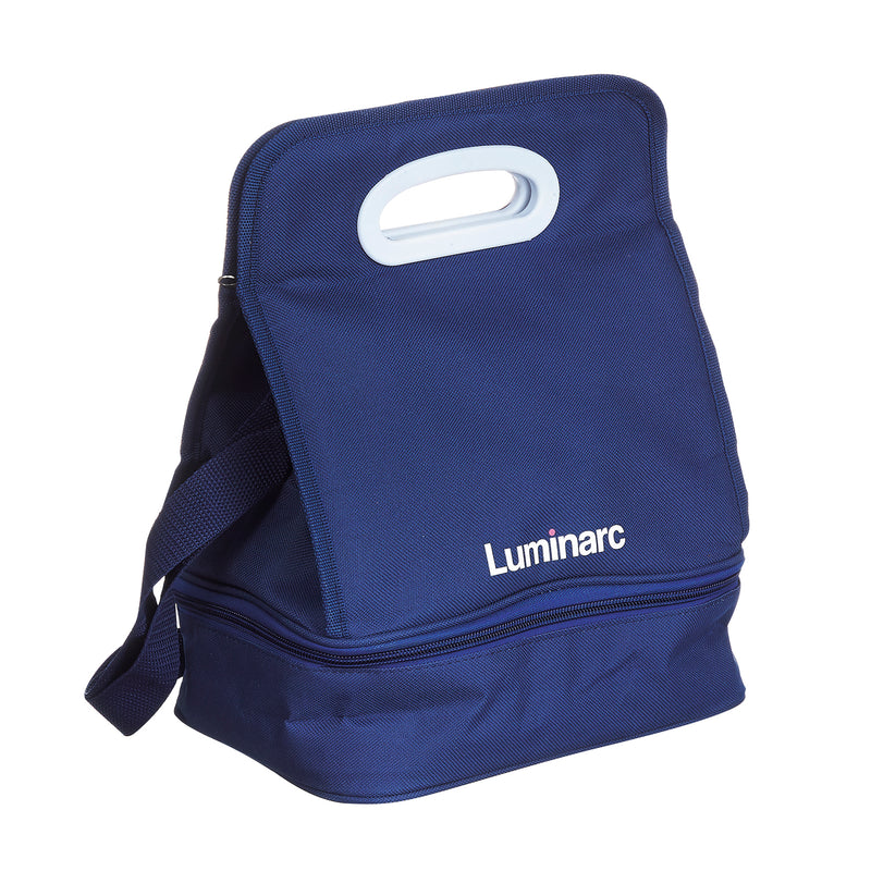 Luminarc Go Lunch - Bolsa Térmica Porta Alimentos con Recipientes de Vidrio Incluidos