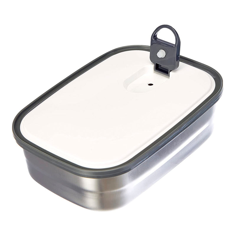 QUID GO ONE - Recipiente Hermético Rectangular 0.75L en Acero Inoxidable