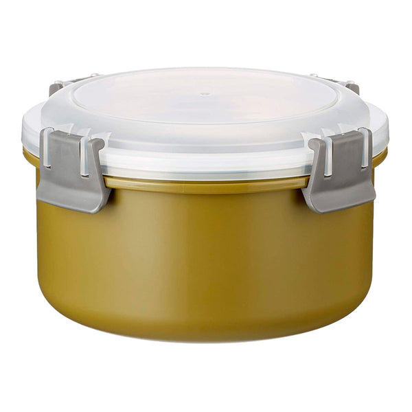 QUID GO XTREM - Recipiente Redondo 1.1L con Interior en Acero Inoxidable
