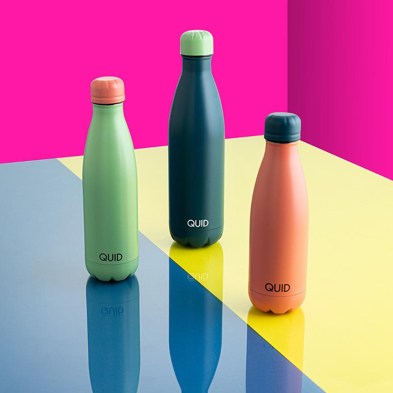 QUID Samba - Botella Térmica 0.50L en Acero Inoxidable con Doble Capa de Vacío, Verde