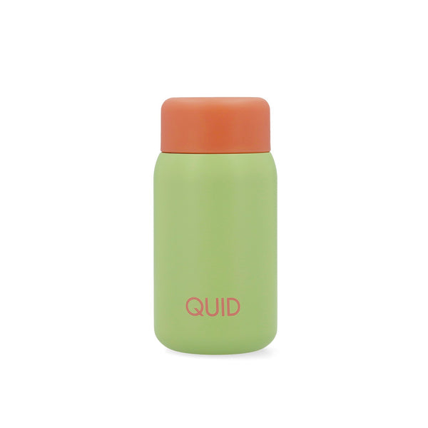 QUID Samba - Termo Reutilizable en Acero Inoxidable, 0.26L en Color Verde-Naranja