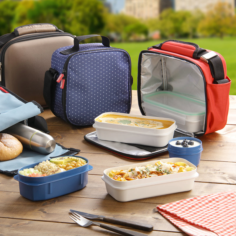 TATAY Urban Food Prime - Bolsa Térmica Porta Alimentos 4.7L con 4 Recipientes