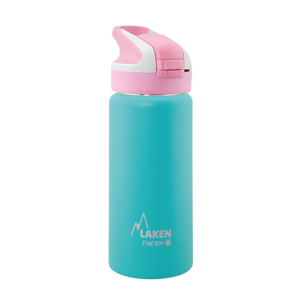 LAKEN Summit - Botella Térmica con Boquilla 0.5L en Acero Inoxidable. Turquesa
