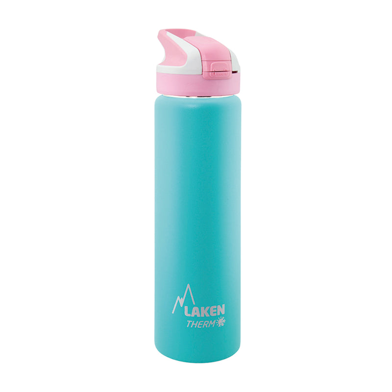 LAKEN Summit - Botella Térmica con Boquilla 0.75L en Acero Inoxidable. Turquesa
