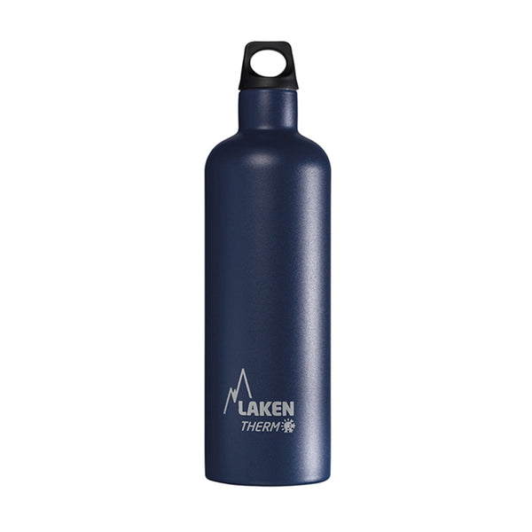 LAKEN Futura - Botella Térmica de Boca Estrecha 0.75L en Acero Inoxidable. Azul