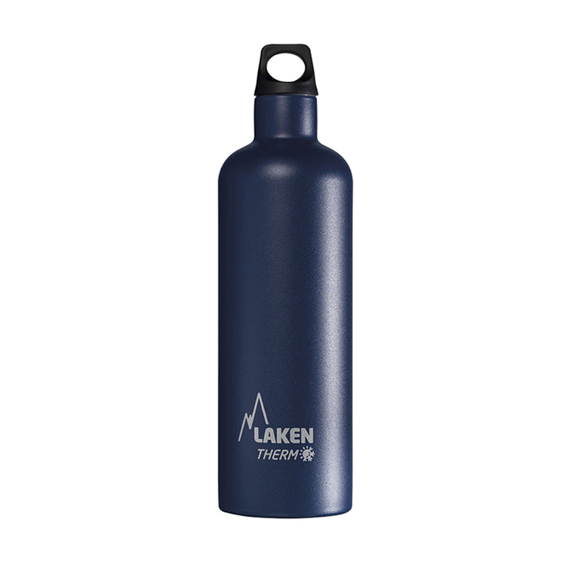 LAKEN Futura - Botella Térmica de Boca Estrecha 0.75L en Acero Inoxidable. Azul