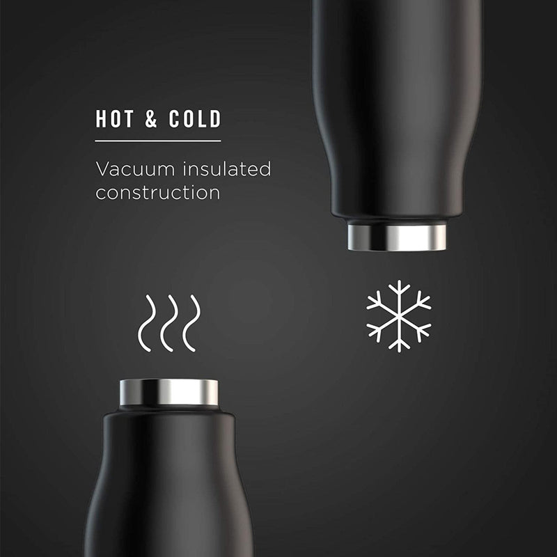 ZOKU COL - Botella Térmica de 0.75L en Acero Inoxidable de Doble Pared. Grafito