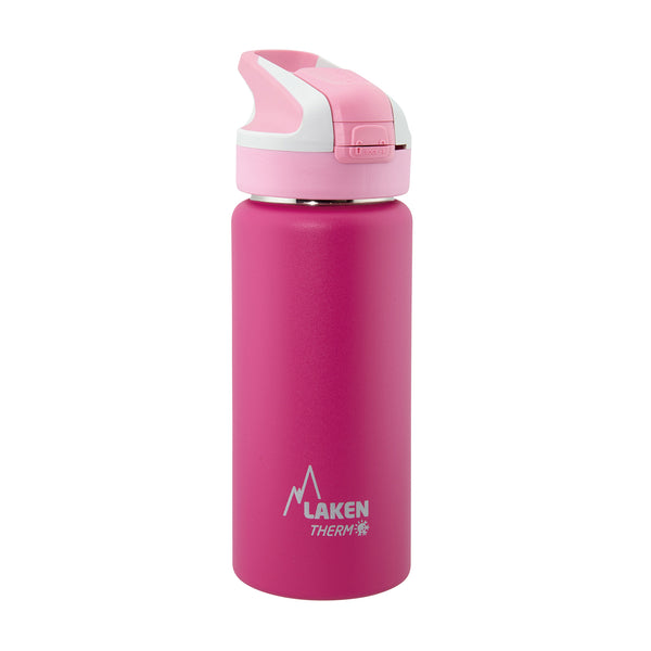 LAKEN Summit - Botella Térmica con Boquilla 0.5L en Acero Inoxidable. Fucsia